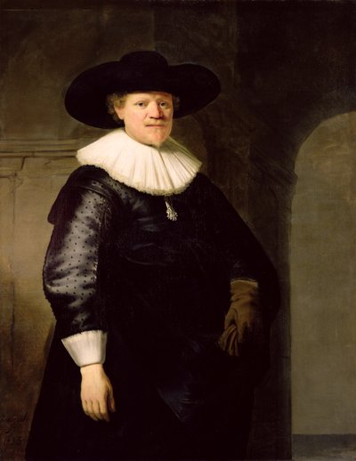 Portrait of a Man, possibly the poet Jan Harmensz. Krul (1602-1646) by Rembrandt van Rijn